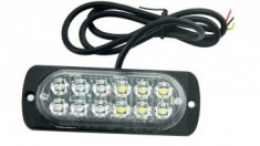 Lampa LED stroboscopica 12 LED-Galben Ravenge12 foto