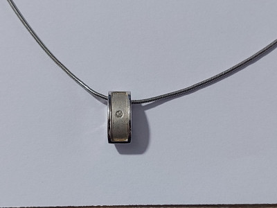 Lantisor din argint cu pandant( A1) foto