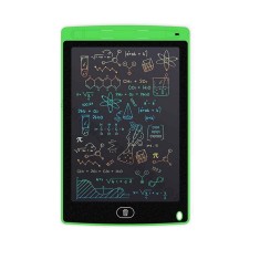 Tableta grafica de desenat pentru copii,color de 8.5 inch diagonala, cu buton de stergere si creion - Verde