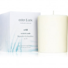 ester & erik scented candle liquorice & heather (no. 81) lumânare parfumată Refil 350 g