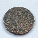 Franța Double Tournois ND(1605-1614) ( 2 deniers) Francisc de Bourbon