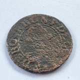 Franța Double Tournois ND(1605-1614) ( 2 deniers) Francisc de Bourbon, Europa