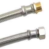 Furtun Flexibil Inox DN13, 1/2 Zoll, 800mm pentru Apă Potabilă