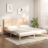 vidaXL Cadru de pat, 200x200 cm, lemn masiv de pin
