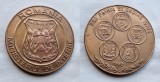 MINISTERUL DE INTERNE - Pompieri- Politie - Jandarmi - Graniceri - medalie 7 cm