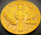 Cumpara ieftin Moneda istorica 10 CENTESIMI - ITALIA FASCISTA, anul 1939 * cod 3335 = excelenta
