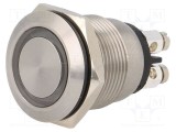 Comutator anti-vandalism BULGIN Poz: 2 SPST-NO 0,05A/24VDC IP66 2VDC