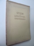 Studii de literatura universala IV