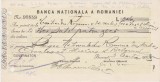 Banca Nationala a Romaniei chitanta depunere Bucuresti 1925