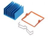 Radiator cu Aripioare BGA Albastru 30x30mm