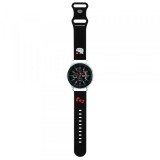 Curea Hello Kitty Silicone Kitty Head pentru Samsung Galaxy Watch / Huawei Watch 46mm / 45mm / 41mm Series, Neagra