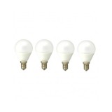 Set 4 Becuri Led E14 4W Lumina calda DLF 3041