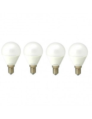 Set 4 Becuri Led E14 4W Lumina calda DLF 3041 foto
