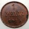 7.231 FINLANDA NIKOLAI II 1 PENNI 1911 XF EROARE