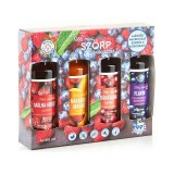 Set siropuri Balint zmeura si cirese, portocala si mango, rodie si flavin 4x100 ml