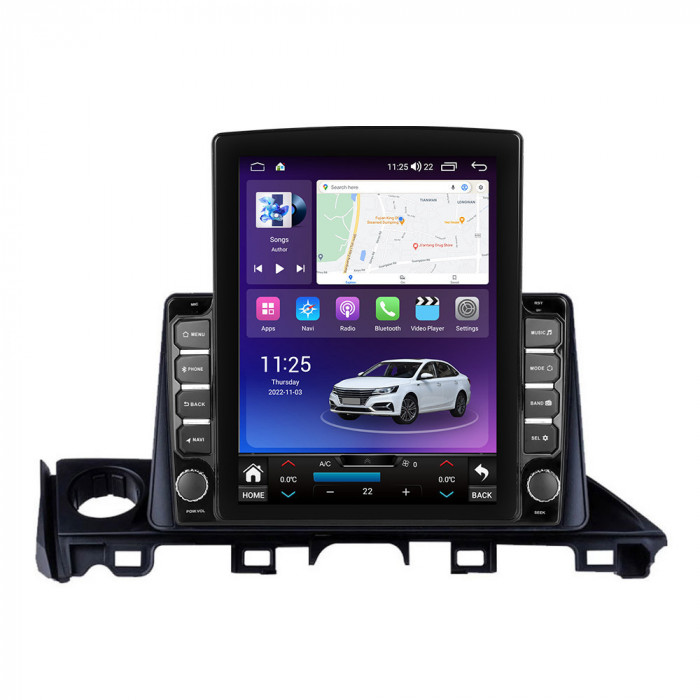 Navigatie dedicata cu Android Mazda 6 2015 - 2018, 8GB RAM, Radio GPS Dual