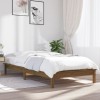 VidaXL Cadru de pat, maro miere, 100x200 cm, lemn masiv de pin 820534