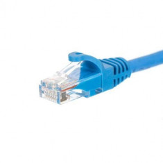 Cablu UTP NETRACK Patchcord Cat 5e 10m Albastru foto