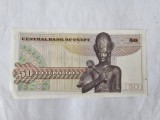 Bancnota Egipt 50 Piastres 1978, Africa, Noua