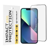 Folie sticla iPhone 13 Asteroid GSM ESD Glass, negru