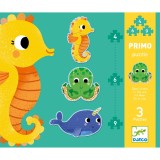 Set 3 puzzle-uri evolutive Djeco Ocean