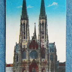 417 - Viena - Votiv kirche / carte postala circulata 1917 / Votivkirche
