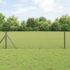 VidaXL Gard cu Linked Chain Gri 0.4x10 m Oțel
