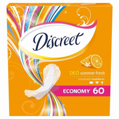 Absorbante zilnice DISCREET deo Summer Fresh 60 bucati foto