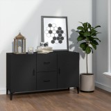 vidaXL Servantă, negru, 100x36x60 cm, lemn prelucrat