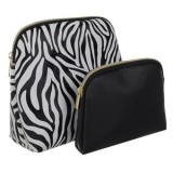 Set Portfarduri Textil Zebra Negru - Două Marimi Diferite, CMCLASS