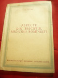 S.Izsak - Aspecte din trecutul medicinii romanesti - Ed.Academiei 1954, 136pag