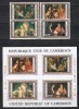 Camerun 1976 - Crăciun - Picturi de Rubens, Bellini, s.a., Serie + Colita, PA, MNH, Nestampilat