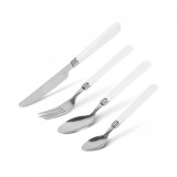 Set tac&acirc;muri cu suport - alb - 16 bucăți - 32,7 x 19,5 x 4,7 cm, Bewello