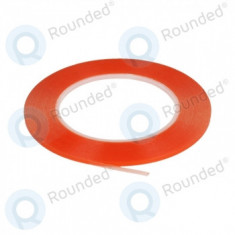 Bandă adezivă 0,3 cm (roșu-transparent)