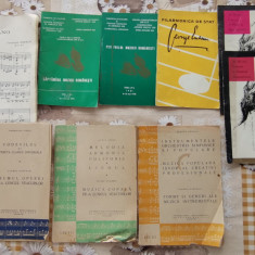 Lot muzica anii 60-70 Lectii partituri pliante Festival George Enescu