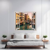 Folie imprimata color pentru decor perete locuinta, dimensiune 125 x 110cm, model: VIEW TO HAVEN 28, AVEX