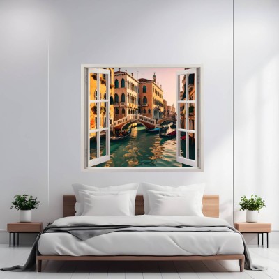 Folie imprimata color pentru decor perete locuinta, dimensiune 125 x 110cm, model: VIEW TO HAVEN 28 FAVLine Selection foto