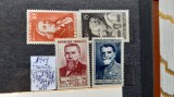 1949-Franta- YT=844-847 c.set MH, Nestampilat