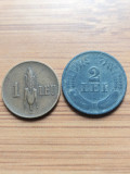 Moneda Romania 1 si 2 lei 1941