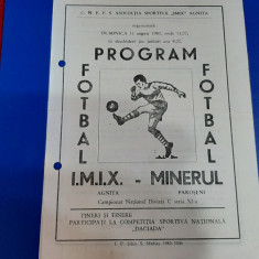 program IMIX Agnita - Minerul Paroseni
