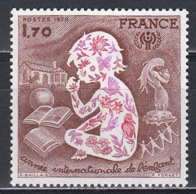 Franta 1979 - Anul Internațional al Copilului, MNH foto