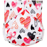 T-TOMI Diaper Covers AIO Hearts scutece lavabile tip chiloțel set cadou 4-15 kg