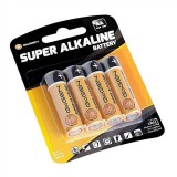 Cumpara ieftin Set baterii alcaline GoGEN SUPER AA, LR06, blister 4 buc