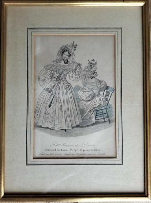 Litografie Le Petit Courrier des Dames, Paris (cca. 1825-1839)