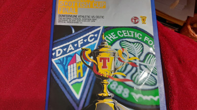 program finala Cupei Scotiei Dunfermline Athletic - Celtic Glasgow foto