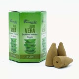 Cumpara ieftin Tamaie Masala Fum Curgator Aloe Vera, 10 Conuri, Backflow, Aromaterapie, Relaxare, Meditatie, Cadou Boho, Decor Oriental