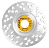 Disc de slefuit pentru lemn Strend Pro, 125 mm, cu gauri, pentru polizor unghiular