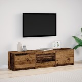 VidaXL Cabinet TV cu LED Lemn vechi 162.5x34x40 cm Lemn compus