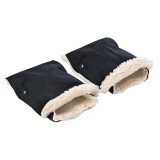 Manusi de lana pentru manerul caruciorului Nativo Winter Negre