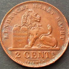 Moneda istorica 2 CENTIMES - BELGIA, anul 1919 *cod 2511 - DER BELGEN